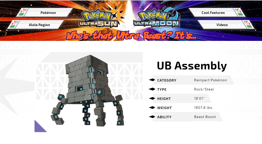 Feature] Who's That Ultra Beast? It's UB Assembly! - Miketendo64