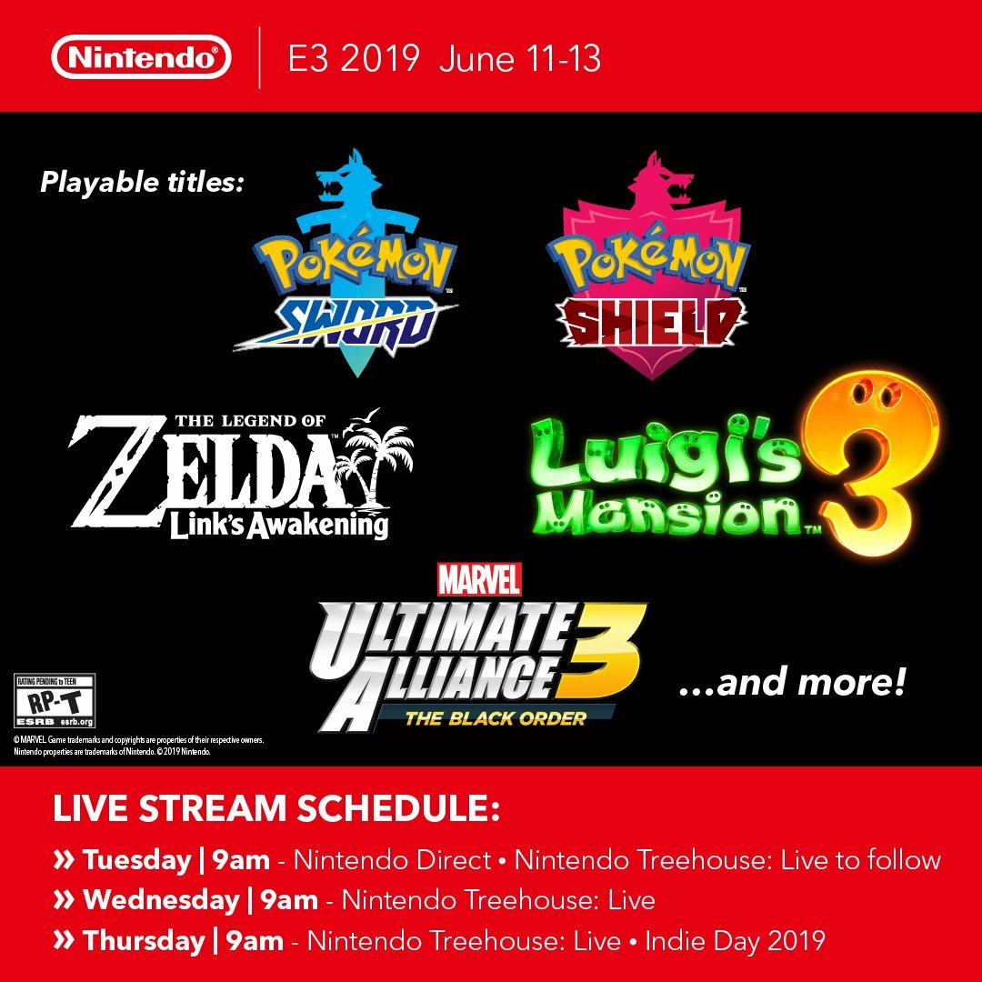 Nintendo E3 2019 Playable Games